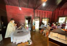 มิสซาบูชาขอบคุณโอกาสย้อนหลังวันคริสต์มาสและสวัสดีปีใหม่ ณ วัดแม่พระองค์อุปถัมภ์ บางพระหลวง